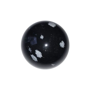 Sphère Obsidienne noire - 40mm 1