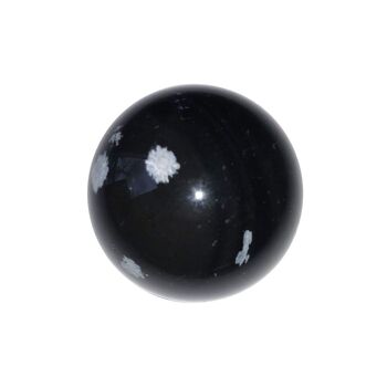 Sphère Obsidienne noire - 40mm 2