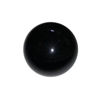 Sphère Obsidienne noire - entre 50 et 55mm 2