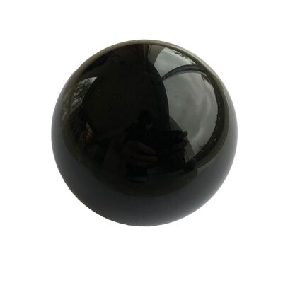 Celestial Eye Obsidian Sphere - 40mm