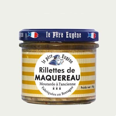 Le Père Eugène mackerel rillettes with old-fashioned mustard 90 gr