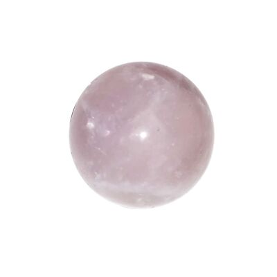 Esfera de cuarzo rosa - entre 50 y 55 mm