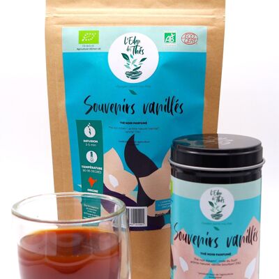 Thé noir- Souvenirs vanillés- Sachet 80g