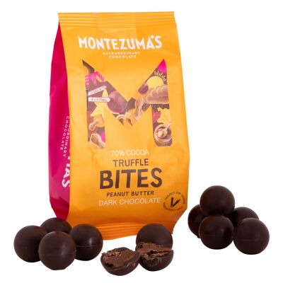 70% Dark Chocolate with Peanut Butter Truffle Bites 120g Sharer Bag