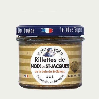 Rillettes de St-Jacques de la Baie de Saint-Brieuc Le Père Eugène 90 gr