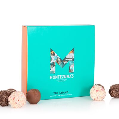 Grande Boîte de Collection de Truffes au Chocolat (Lait, Blanc et Noir) x16pcs/ Small/ 220g