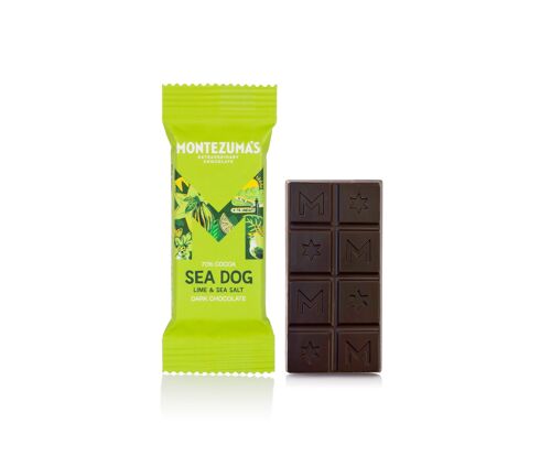 Sea Dog 70% Dark Chocolate with Sea Salt & Lime 25g Mini Bar