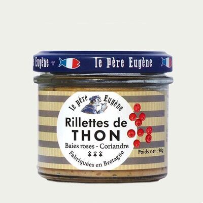 Le Père Eugène Rosa Beeren- und Koriander-Thunfisch-Rillettes 90 gr