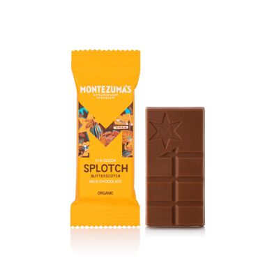 Splotch 54% Chocolate con Leche Ecológico con Butterscotch Mini Barrita 25g
