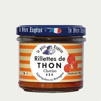 Le Père Eugène Chorizo tuna rillettes 90 gr