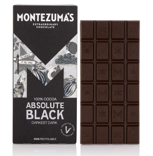Absolute Black 100% Cocoa 90g Bar