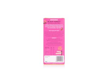 Tablette de Chocolat Noir 70% Forêt Noire avec Cerise 90g 3