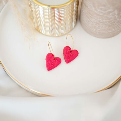 Sii il mio Valentino Heart Hoops Red