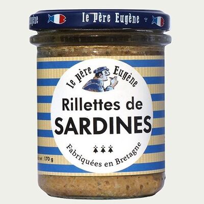 Rillettes di sarde Le Père Eugène 170 gr