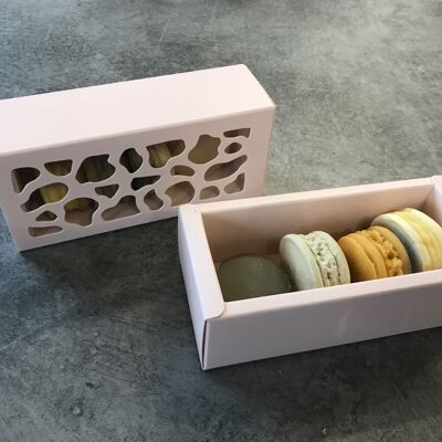 pink box of macaroons soaps
