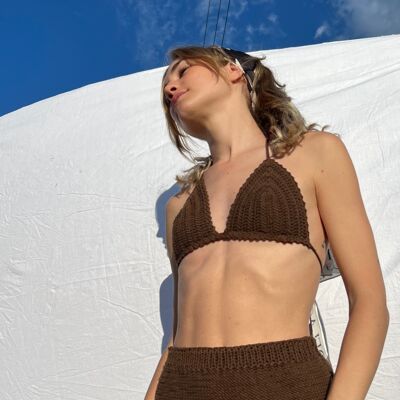 Bikini Crochet Brown
