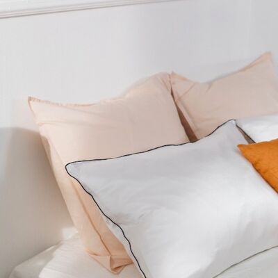 Set of two silk pillowcases - Square format - Original colors