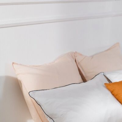 Set of two silk pillowcases - Square format - Original colors