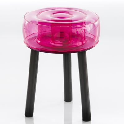 Floofy stool pink