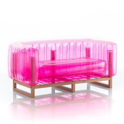 YOMI EKO WOOD pink sofa
