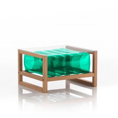 EKO WOOD coffee table green