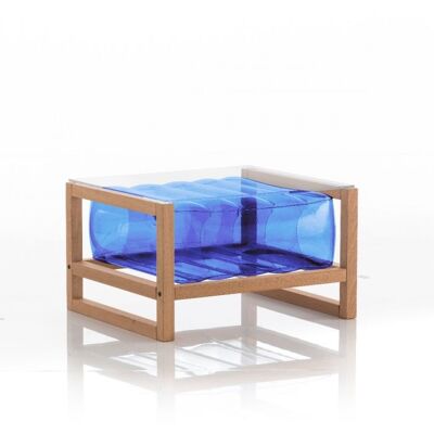 EKO WOOD blue coffee table