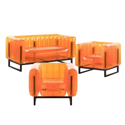 Muebles de jardín Yomi Eko-Naranja