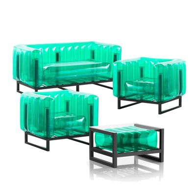 Yomi garden furniture and coffee table-Green
