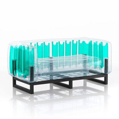 Sofa Yomi Eko Crystal Black Wood-Green