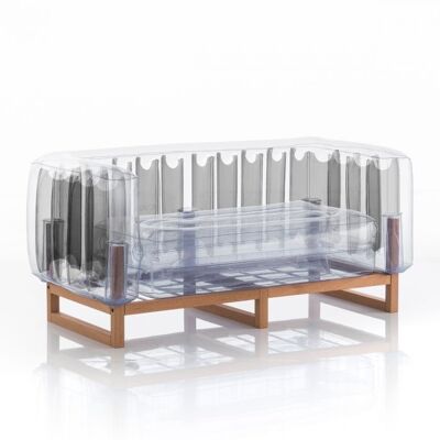 Sofa Yomi Eko Cristal Wood-Black