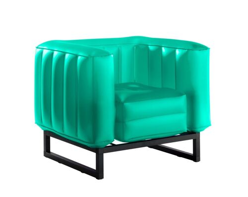 Fauteuil Yomi Lumineux-Vert/noir