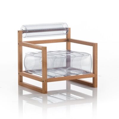 Fauteuil Yoko EKO-Transparent