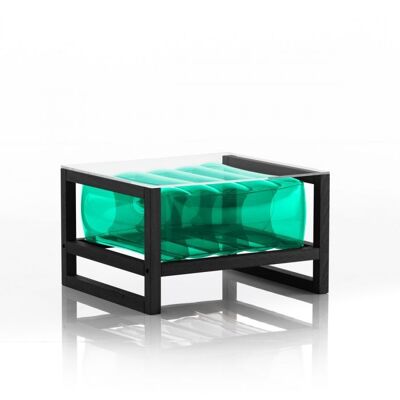 Coffee table EKO Black Wood-Green