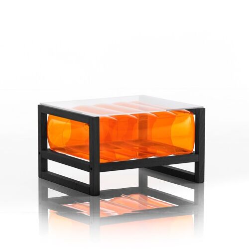 Table basse EKO Black Wood-Orange