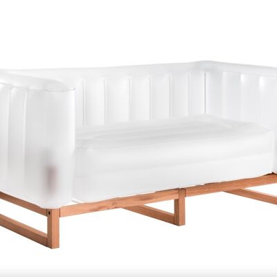 Sofa Yomi wood Luminous-White