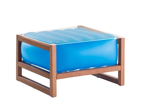 Table basse EKO Wood lumineuse-Bleu