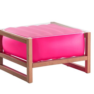 Table basse EKO Wood lumineuse-Rose