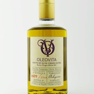 Bouteille d'huile d'olive extra vierge PREMIUM Arbequina 500 ml.