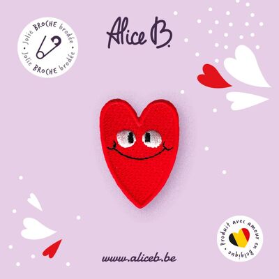 BINAUCHE HEART • Brooch