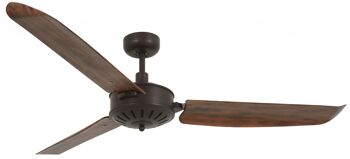 Lucci air - Ventilateur de plafond Airfusion Carolina sans lumière, ORB / Dark Koa 1