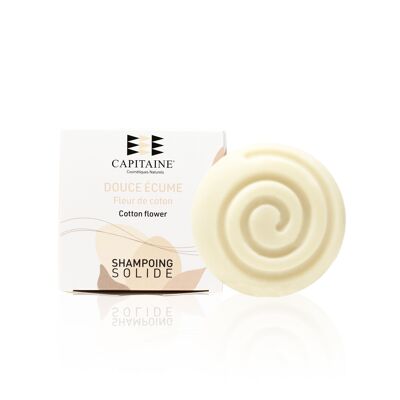 Shampoo solido “Douce Écume” - Per tutta la famiglia - 85 geur - FIORI DI COTONE Super schiumogeno