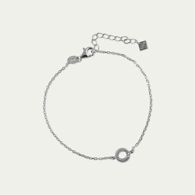 Bracelet Mini Cercle, argent sterling