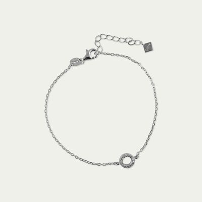 Bracelet Mini Circle, sterling silver