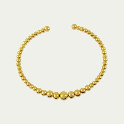 Bangle Bubbles, yellow gold plated