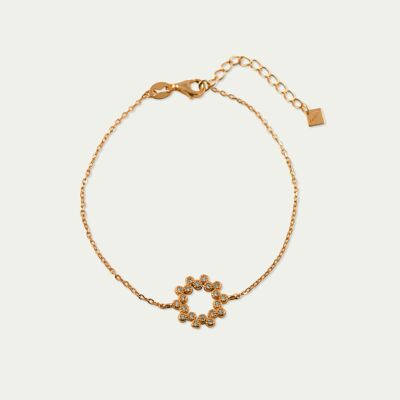 Bracelet Sparkling, rose gold plated