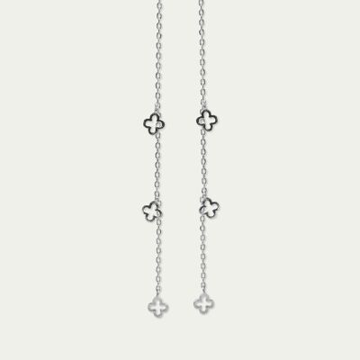 Ohrhänger Endless Clover, Sterling Silber