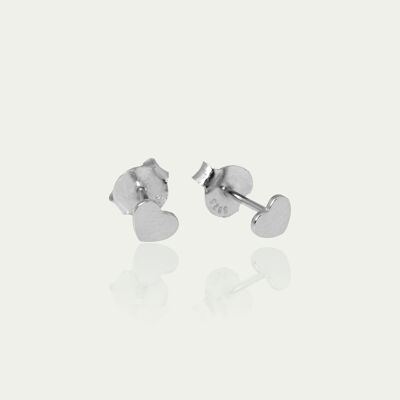 Ohrstecker Mini Herz, Sterling Silber