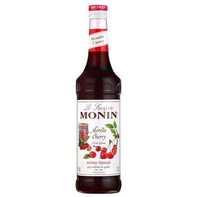 MONIN Morello Cherry Syrup - Natural Flavors - 70cl