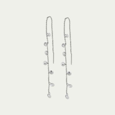 Earrings Pure Glam, sterling silver