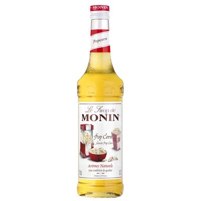 MONIN Pop Corn Flavor Syrup to flavor your Mother's Day cocktails or desserts - Natural flavors - 70cl